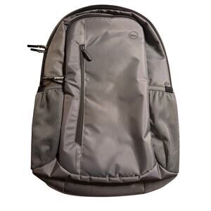 New Gray Silver Dell Laptop Bag Bookbag Backpack Internal Compartments Pockets!